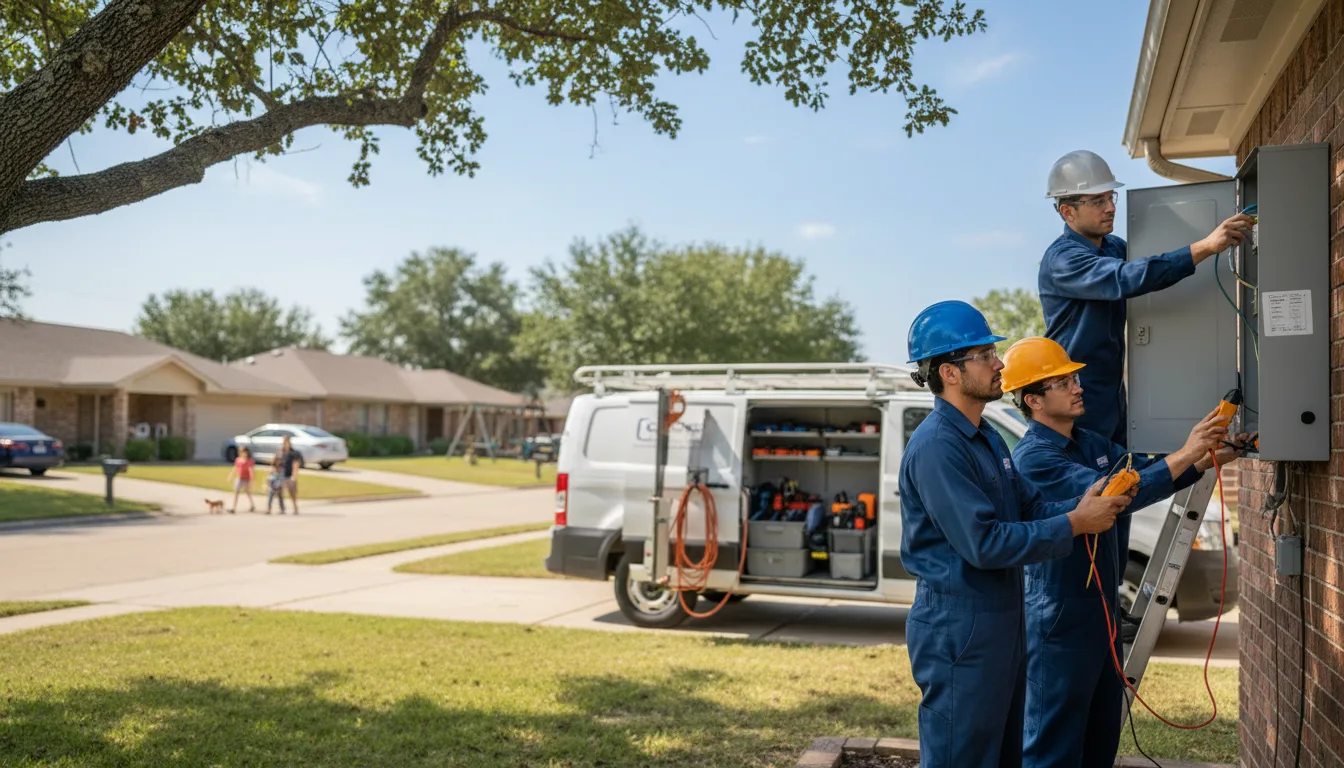 Certified electrician providing emergency electrical services in Powers, MI